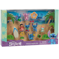 STITCH FIGURKI KOLEKCJONERSKIE ZESTAW FIGUREK 13 EL. LILO I STITCH DISNEY