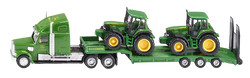 CIĘŻARÓWKA Z TRAKTORAMI TRAKTOR JOHN DEERE KOLEKCJONERSKA - 1837 SIKU