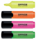 ZAKREŚLACZ MARKER FLUO NEON OFFICE PRODUCTS 2-5mm PISAK 4 KOLORY