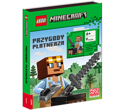 LEGO MINECRAFT PRZYGODY PŁATNERZA FIGURKA Z MIECZEM ZADANIA KOMIKSY ZAGADKI