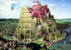 PUZZLE WIEŻA BABEL BRUEGEL 4000 EL TREFL 45001