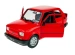AUTO SAMOCHÓD FIAT 126P MALUCH METALOWY KOLEKCJONERSKI WELLY 1:21 CZERWONY