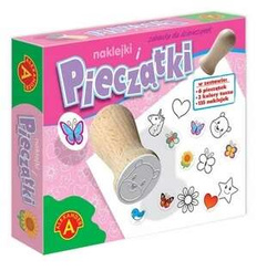 PIECZĄTKI I NAKLEJKI DLA DZIEWCZYNKI STEMPLE ALEXANDER KWIATKI ZWIERZĄTKA