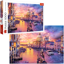 PUZZLE 1000 UROKI WENECJI WENECJA CANAL GRANDE WŁOCHY UKŁADANKA TREFL 10926