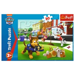 PUZZLE 30 ELEMENTÓW PSI PATROL PIESKI W AKCJI CHASE SKYE 18306 TREFL