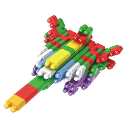 KLOCKI KONSTRUKCYJNE MAŁYCH GENIUSZY KOLOROWE CEGIEŁKI 260 ELEMENTÓW ASKATO