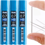 WKŁADY DO OŁÓWKA AUTOMATCZNEGO GRAFITY 0.7mm HB PENTEL AIN STEIN - 3 op.