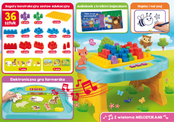 BIURKO STOLIK ELEKTRONICZNY EDUKACYJNY INTERAKTYWNY CAROTINA LISCIANI