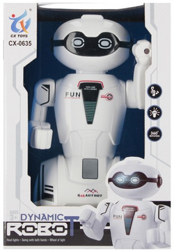 ROBOT INTERAKTYWNY FUNKCYJNY OBRACA SIĘ ŚWIECI DŹWIĘK RUCHOMY