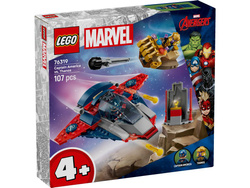 LEGO MARVEL SUPER HEROES KAPITAN AMERYKA KONTRA THANOS STATEK BOJOWY 76319