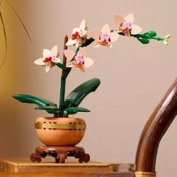 LEGO MAŁA ORCHIDEA STORCZYK W DONICZCE + OZDOBA W KSZTAŁCIE SERCA 
