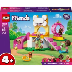 LEGO FRIENDS PLAC ZABAW DLA SZCZENIACZKÓW PIESKI SARA KLOCKI FIGURKI 42665