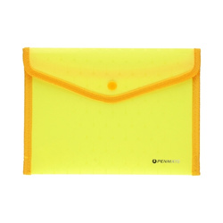 KOPERTA A5 NA DOKUMENTY TECZKA NA ZATRZASK PENMATE GRUBA LUX ŻÓŁTA