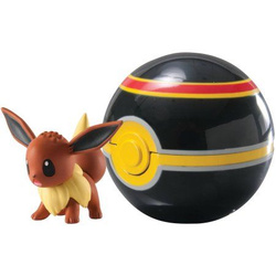 FIGURKA POKEMON EEVEE + KULA LUXURY BALL - TOMY