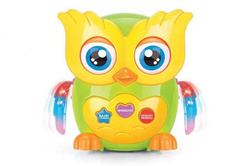 ZABAWKA INTERAKTYWNA MĄDRA SOWA EDUKACYJNA OPOWIADA WIERSZYKI BAJKI PL