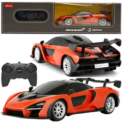 MCLAREN SENNA SAMOCHÓD ZDALNIE STEROWANY R/C 1:24 POMARAŃCZOWY RASTAR