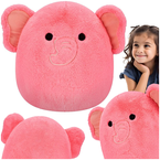 SQUISHMALLOWS MASKOTKA PLUSZAK PRZYTULANKA RÓŻOWY SŁOŃ KYLA 40 cm