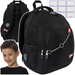 PLECAK SZKOLNY ST.RIGHT MAJEWSKI BP-06 CZARNY ŁAŃCUSZEK X WHITE + NAKLEJKI