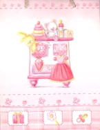 TORBA PREZENTOWA TOREBKA PASTELOWA RÓŻOWA ZABAWKI 45x31x10 cm