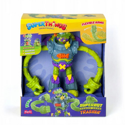SUPER ZINGS SUPERTHINGS TRASHER SUPERROBOT POWERARMS FIGURKA ZŁOCZYŃCY