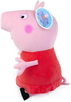 MASKOTKA PLUSZAK DUŻA ŚWINKA PEPPA 53CM - SAMBRO
