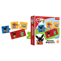 GRA EDUKACYJNA DLA MALUCHÓW PUZZLE BING PIERWSZE SKOJARZENIA - 02061 TREFL