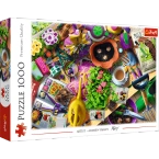 PUZZLE 1000 PORZĄDKI W OGRODZIE KWIATY SADZENIE UKŁADANKA TREFL 10927