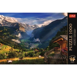 PUZZLE 1000 EL PREMIUM PLUS DOLINA LAUTERBRUNNEN SZWAJCARIA 10821 TREFL