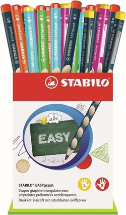OŁÓWEK TRÓJKĄTNY DLA LEWORĘCZNYCH GRUBY STABILO EASYGRAPH HB