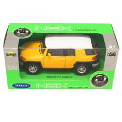 TOYOTA FJ CRUISER METALOWY SAMOCHODZIK KOLEKCJONERSKI WELLY 1:34
