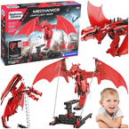 KLOCKI KONSTRUKCYJNE MECHANICS LEWITUJĄCY SMOK LABORATORIUM MECHANIKI