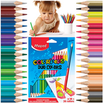 KREDKI OŁÓWKOWE DWUSTRONNE TRÓJKĄTNE 18 szt. = 36 KOL. MAPED COLORPEPS DUO
