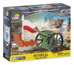 KLOCKI COBI 1897 FRANCUSKA ARMATA POLOWA 75MM 2979
