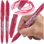 DŁUGOPIS WYMAZYWALNY PIÓRO PILOT FRIXION BALL 0.7mm RÓŻOWY - 2 sztuki