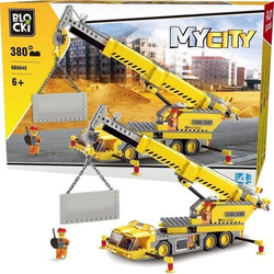 KLOCKI BLOCKI MYCITY POJAZD DŹWIG BUDOWA KB8045