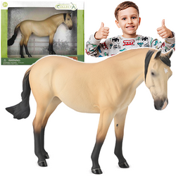 KOŃ KONIK FIGURKA KLACZ LUSITANO MAŚCI MUTTERMILK BUCKSKIN COLLECTA DELUXE