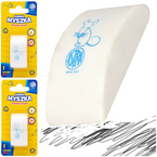 GUMKA DO ŚCIERANIA MAZANIA MYSZKA ASTRA BIAŁA MIĘKKA ERGONOMICZNA - 2 szt.