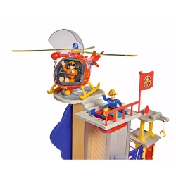 STRAŻAK SAM REMIZA STRAŻACKA XXL STRAŻ POŻARNA ŚWIATŁO DŹWIĘK FIGURKI SIMBA