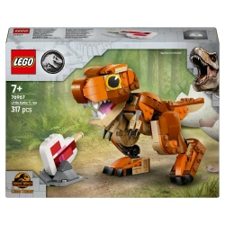 LEGO JURASSIC WORLD DINOZAUR TYRANOZAUR MAŁY T-REX 317 ELEMENTÓW 76967