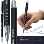 DŁUGOPIS ŻELOWY CIENKOPIS KULKOWY ENERGEL SLIM PENTEL CZARNY BLN455 0,5mm