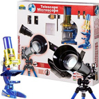 TELESKOP MIKROSKOP ZESTAW EDUKACYJNY NAUKOWY 2W1 LUNETA ASTRONOMICZNA