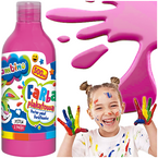 FARBA PLAKATOWA SZKOLNA BAMBINO 500 ml W BUTELCE MAJEWSKI RÓŻOWA
