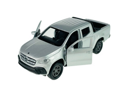 MERCEDES-BENZ X-CLASS SREBRNY METALOWY SAMOCHÓD MODEL KOLEKCJONERSKI WELLY