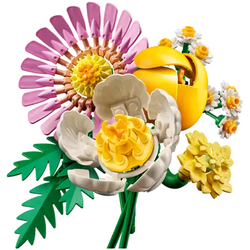 LEGO BOTANICALS KWIATY SŁONECZNY BUKIET ŻÓŁTYCH KWIATÓW 373 EL. 10347