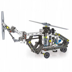 KLOCKI KONSTRUKCYJNE SAMOLOTY I HELIKOPTERY 10 MODELI 200 EL. CLEMENTONI
