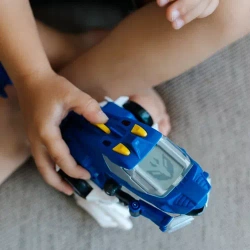 MOTOZAURY DINOZAUR TRANSFORMUJĄCY VTECH TERIZINOZAUR OXOR SAMOCHÓD POLICJA