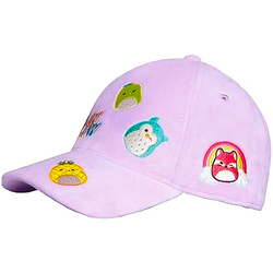 CZAPKA Z DASZKIEM SQUISHMALLOWS REGULOWANA PLUSZOWA FIOLETOWA FEELIN MALLOW