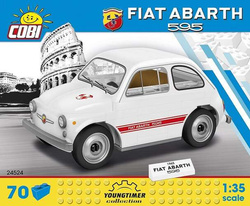 COBI FIAT ABARTH 595 1965 YOUNGTIMER POLSKIE KLOCKI SAMOCHÓD AUTO
