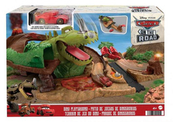 CARS AUTA PARK DINOZAURÓW ZYGZAK MCQUEEN CAVE SAMOCHÓD WYRZUTNIA MATTEL