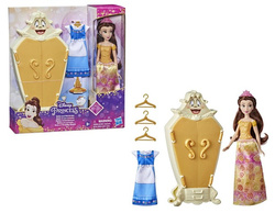 LALKA BELLA KSIĘŻNICZKA Z GARDEROBĄ SZAFA SUKIENKI DISNEY PRINCESS HASBRO